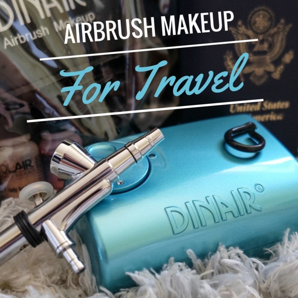 DINAIR airbrush makeup system with carrying case